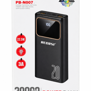RECRSI PB-N007 20000mAh power bank